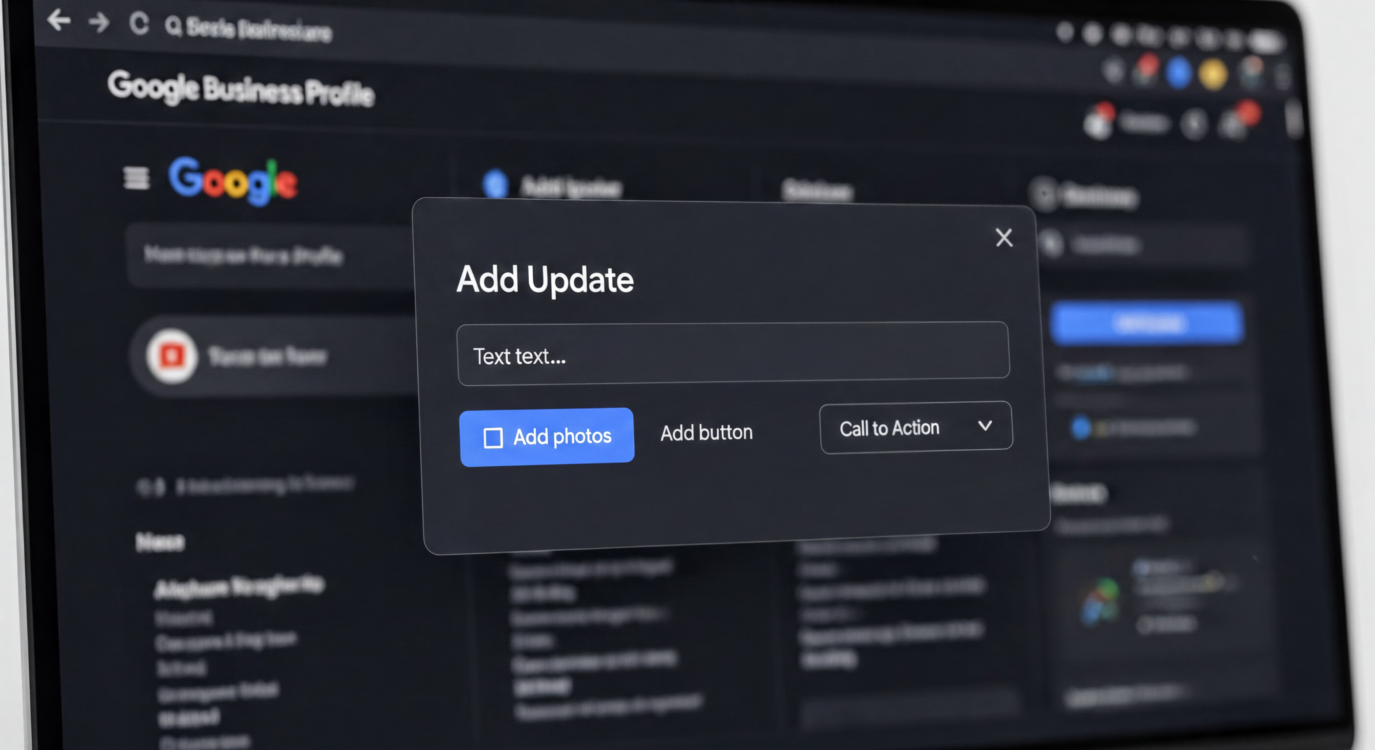 Kreiranje Google Objave